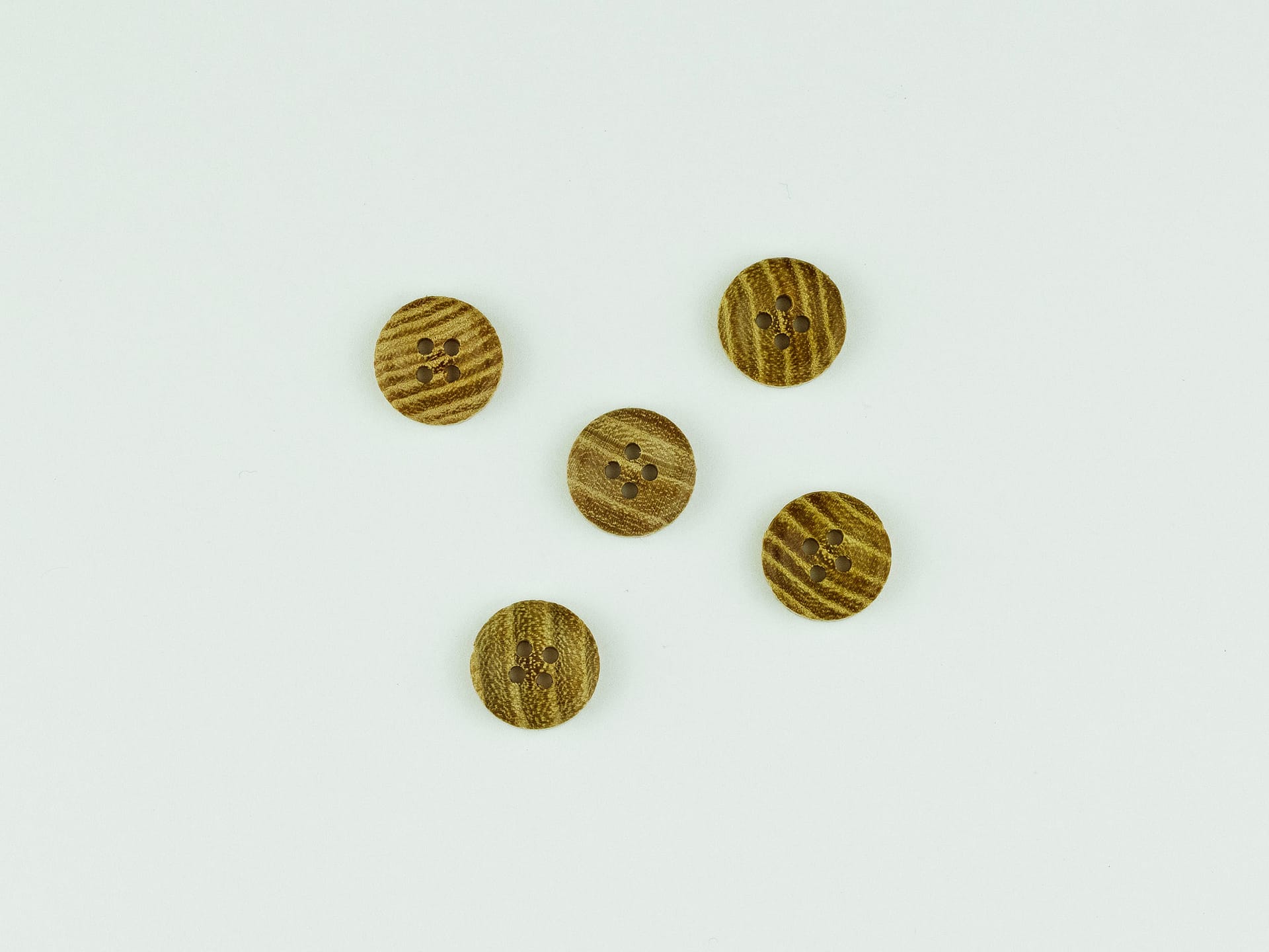 Acacia wood buttons